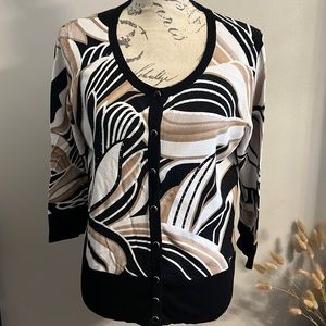 WHBM beautiful button down cardigan  SZ M